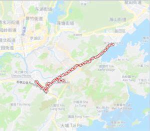 New Territories Bus Route Line No N78 Runs From Sheung Shui To Sha