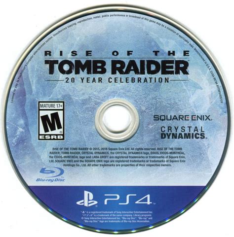 Rise Of The Tomb Raider 20 Year Celebration 2016 Box Cover Art