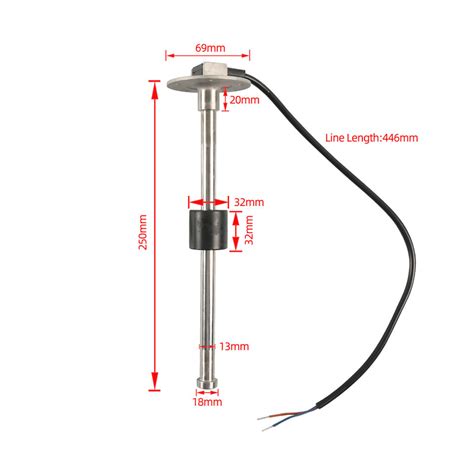 New Marine Boat Rv Fuel Water Sending Unit Tank Level Sender Sensor 0 190ohms Ebay