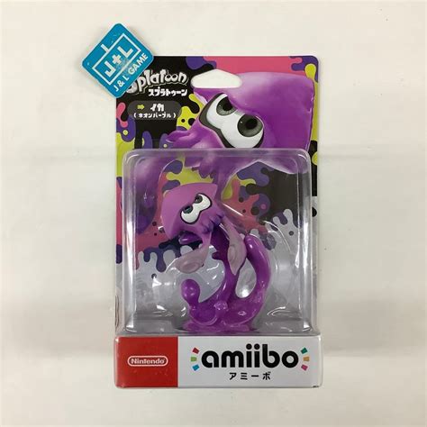 Inkling Squid Neon Purple Splatoon Series Nintendo Amiibo