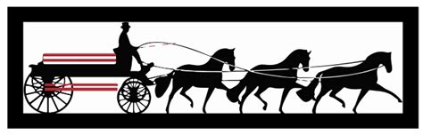 Horse Carriage Logo Steel Fox Designs