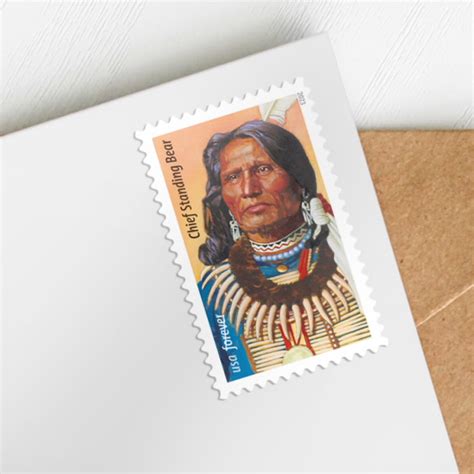 Chief Standing Bear邮票 USPS