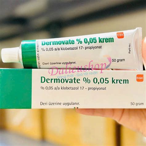 Dermovate 005 Krem Gsk 50g Kem Trị Vảy Nến Viêm Da Lichen Phẳng