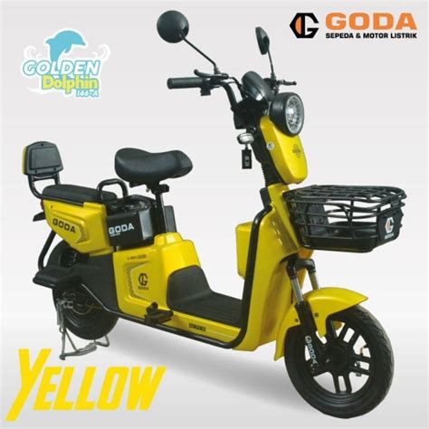 Jual Sepeda Listrik Goda A Dolphin V Ah W Jarak Tempuh Km