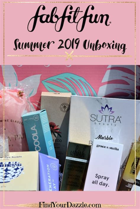 Fabfitfun Summer 2019 Unboxing ⋆