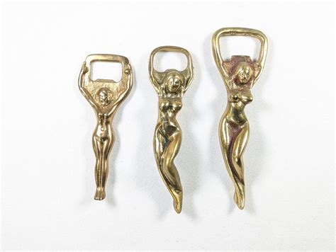 CHOOSE Solid Brass Naked Woman Erotic Bottle Opener Vintage Erotik Adult Bar Wares Female