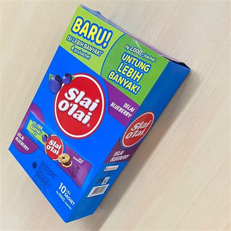 Jual Slai Olai Box Gr Isi Slai Olai Strawberry Nanas Blueberry