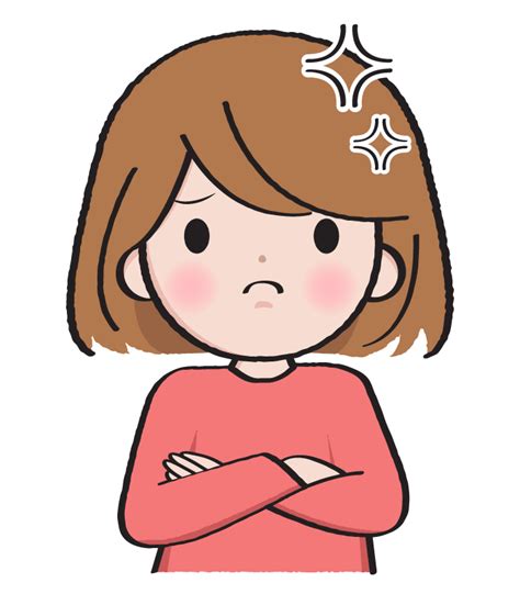 怒ってる イラスト かわいいフリー素材集 いらすとや