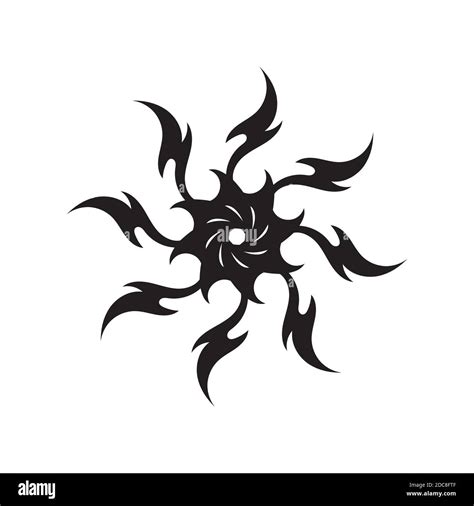 Tribal Flame Vector Symbol Image Stock Vector Image And Art Alamy