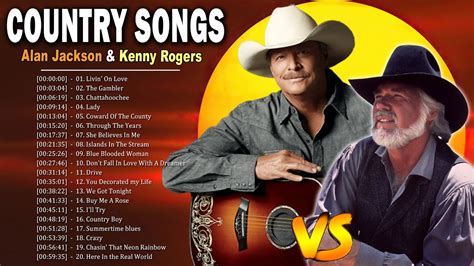 Kenny Rogers Alan Jackson Greatest Hits Best Country Songs 70s 80s 90s Old Country Music