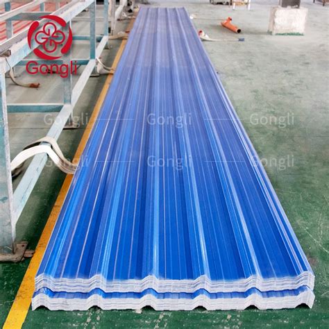 Farm System UPVC Roof Sheet 3 Layer Thermal Plastic Roof Anti Corrosion