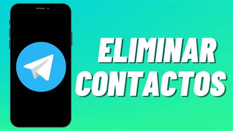 Cómo Eliminar Contactos de Telegram YouTube