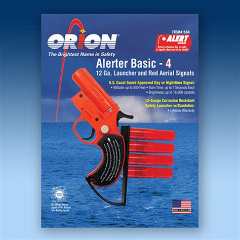 Item Alerter Basic Ga Launcher Aerial Signal Pack Orion