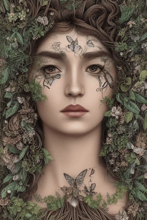 Mother Earth An Intricate Elegant Digital Illustration · Creative Fabrica