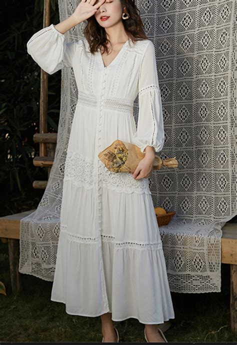 Robe Hippie Avec Dentelle Boho Boheme Chic Dressl Monyronyboho