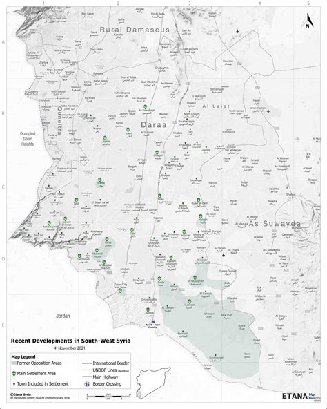 Syria Military Brief South Syria 4 November 2021 Etana Syria