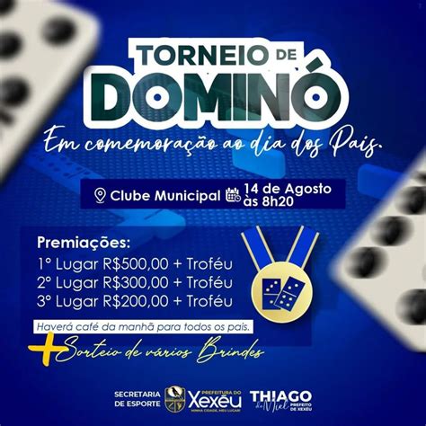 Torneio De Domin Em Comemora O Ao Dia Dia Pais Prefeitura De Xex U