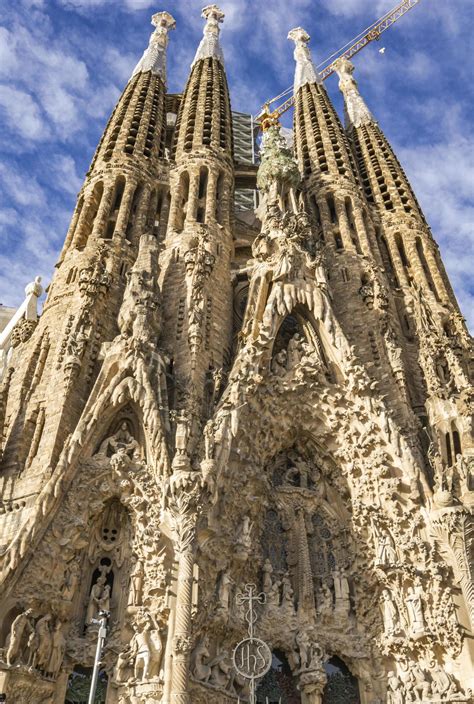 Barcelona España 2019 La Catedral de la Sagrada Familia en