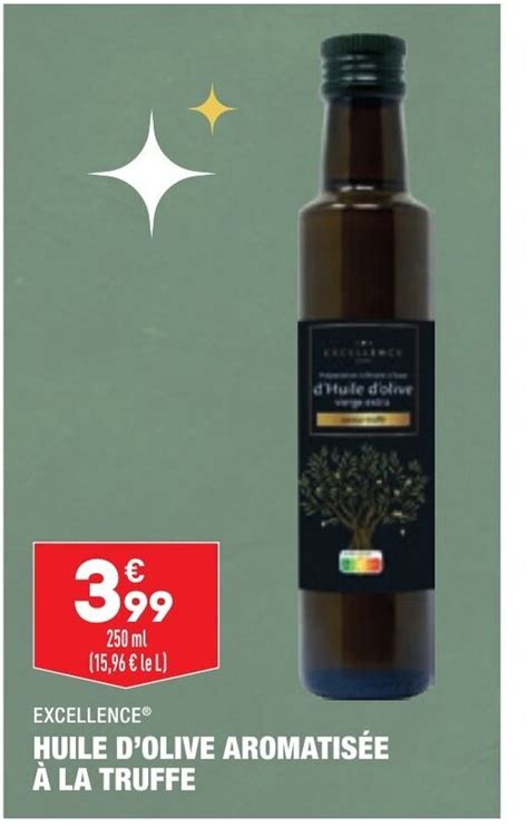 Promo Huile D Olive Aromatisee A La Truffe Chez Aldi