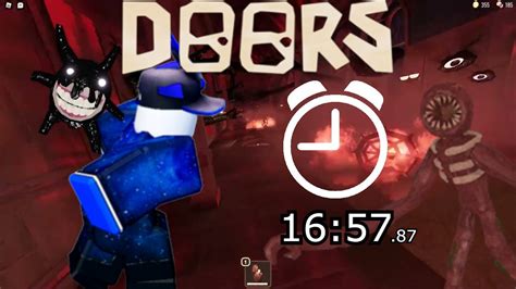 Roblox DOORS Speedrun PB 16 57 87 Solo Flashlight YouTube