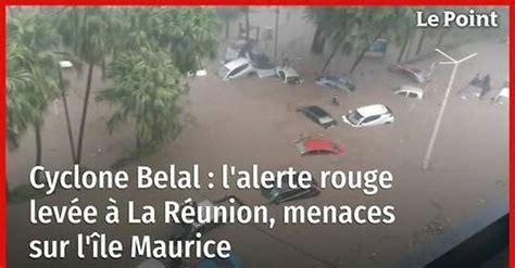 Vid O Cyclone Belal L Alerte Rouge Lev E La R Union Menaces Sur