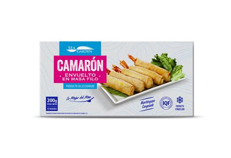 Camarón Crudo Envuelto en Masa Filo 200 grs Outlet Sea Garden