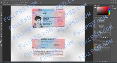 Download Poland Residence Permit Resident Permit Psd File Photoshop