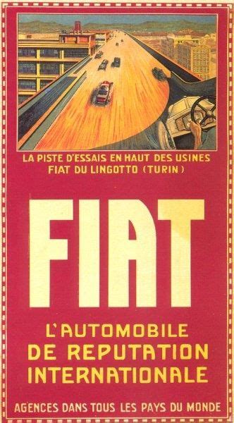 mostly cars mostly alfas ξ Fiat Vintage racing poster Fiat logo