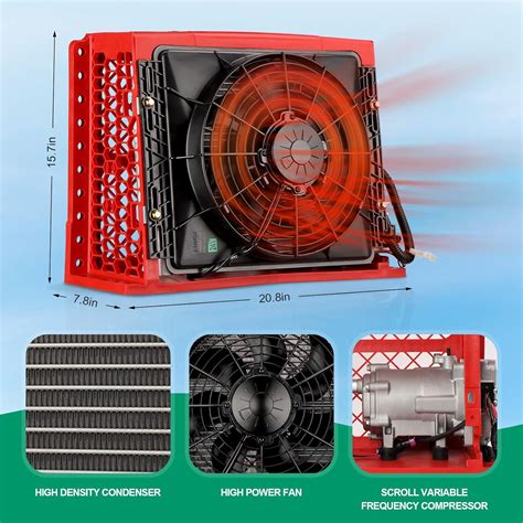 12V Electric Air Conditioners For RVs Trucks Construction Vehicles