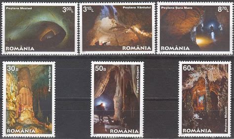 Pesteri Din Romania Marry Stamps