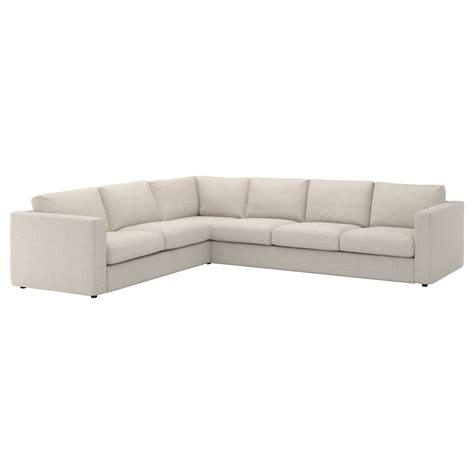 Vimle Corner Sofa 5 Seat Gunnared Beige Ikea