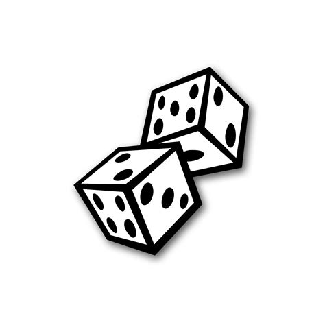 Leisure Lucky Dice Sticker Design At E4bigs