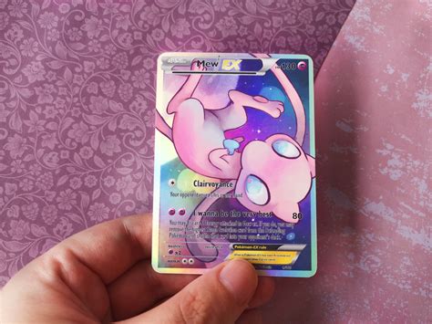 Holo Mew / Custom Holographic Pokémon Card / EX Card - Etsy