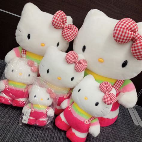 【傷や汚れあり】曽我部5月no227 ぬいぐるみ Sanrio サンリオ ハローキティ Hello Kitty キティちゃん 6体まとめて