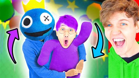 Craziest Character Swap Videos Ever Rainbow Friends Lankybox Youtube