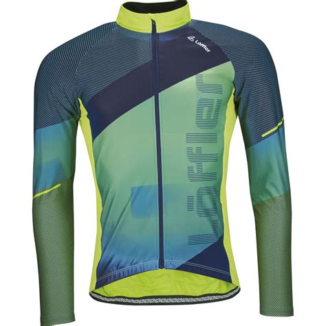 Löffler Bike L S Jersey Speed Langarm Radtrikot Herren hellgrün Größe