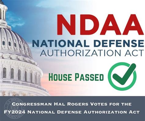 Congressman Rogers Votes For 2024 National Defense Authorization Act