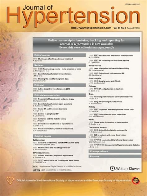 Journal of Hypertension