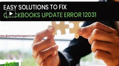 PPT Avenues To Solve Issue QuickBooks Error 12031 PowerPoint