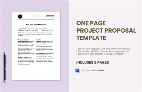 Project Proposal Templates In Word Project Proposals Templates In Word – Explore Professional ...