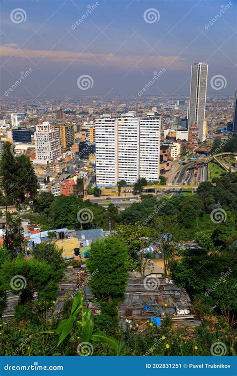 Bogotacolombiamarch 152018panoramic View Of The City Of Bogota In