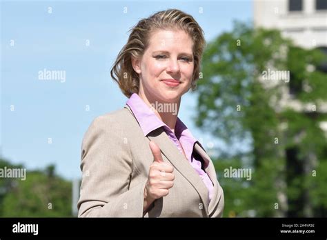 Successful Blonde Business Woman Stock Photo Alamy