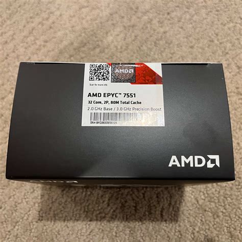 BNIB Sealed AMD EPYC 7551 32c 64t No Vendor Lock Jawa