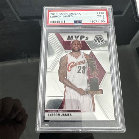 Panini Mosaic Lebron James Mvp Cleveland Cavaliers Psa Mint