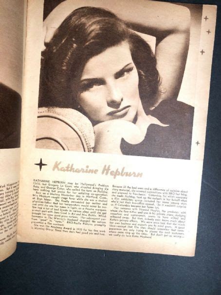 Katharine Hepburn Screen Album Magazine Pictorial United States June 1938 Famousfix