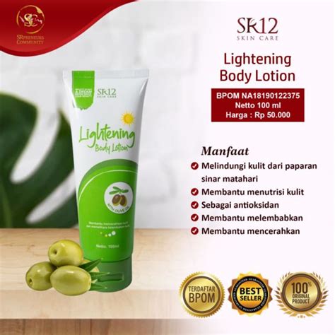 Jual Lightening Body Lotion Sr12 Indonesia Shopee Indonesia