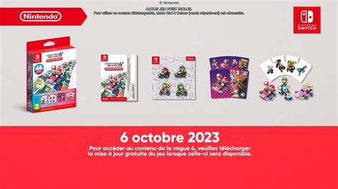 Le Set Mario Kart Deluxe Pass Circuits Additionnels Est Disponible En