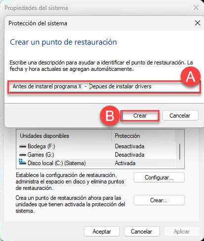 Punto de restauración windows Como crear y restaurar