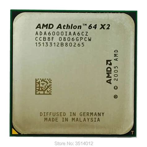 AMD Athlon 64X2 6000 X2 6000 3 0 GHz Dual Core Prosesor CPU