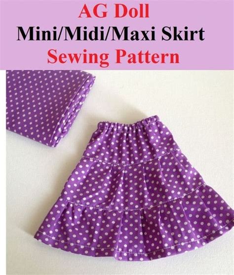 Fun And Easy Doll Skirt Sewing Pattern Sew Crafty Me